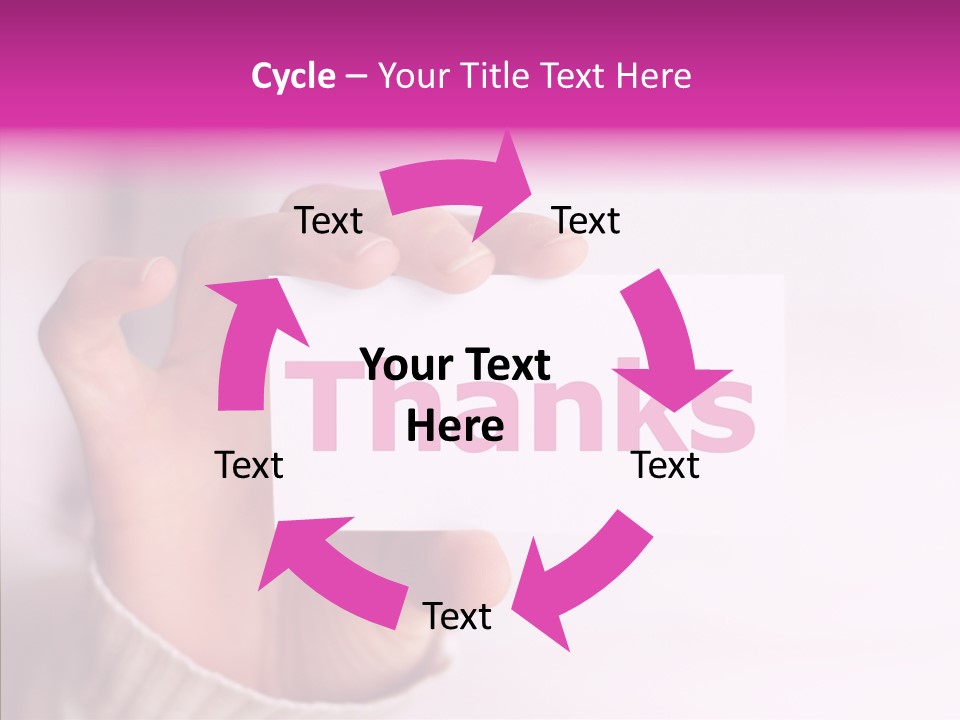 Young Closeup Grandmother PowerPoint Template