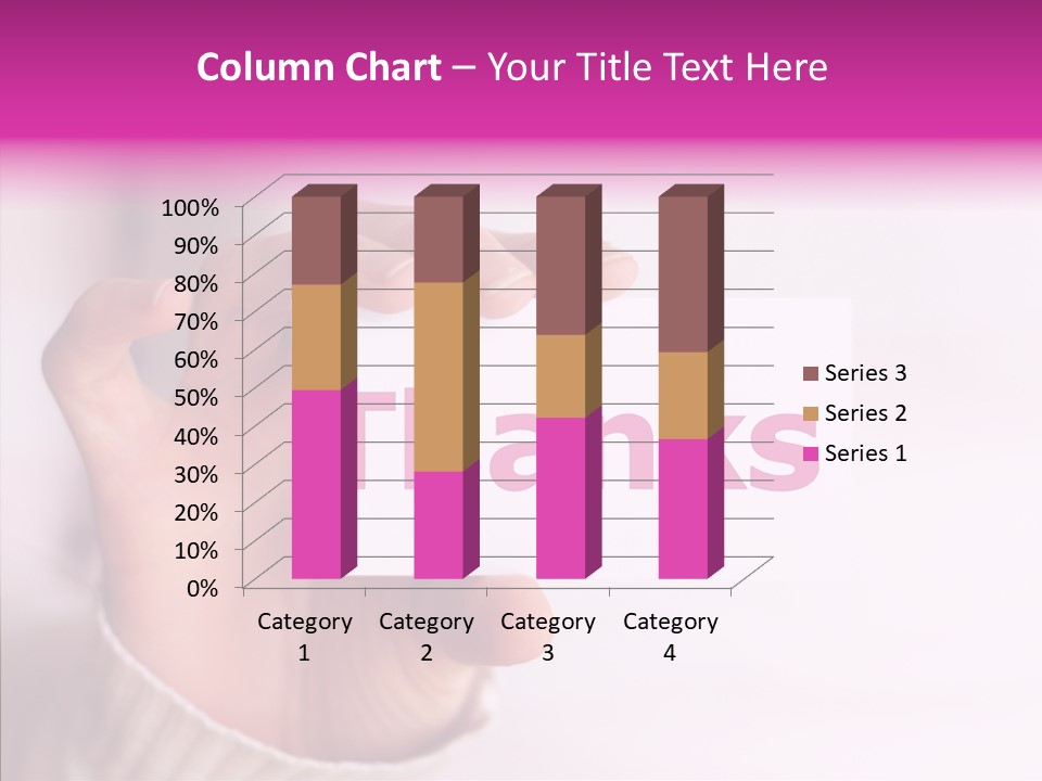 Young Closeup Grandmother PowerPoint Template