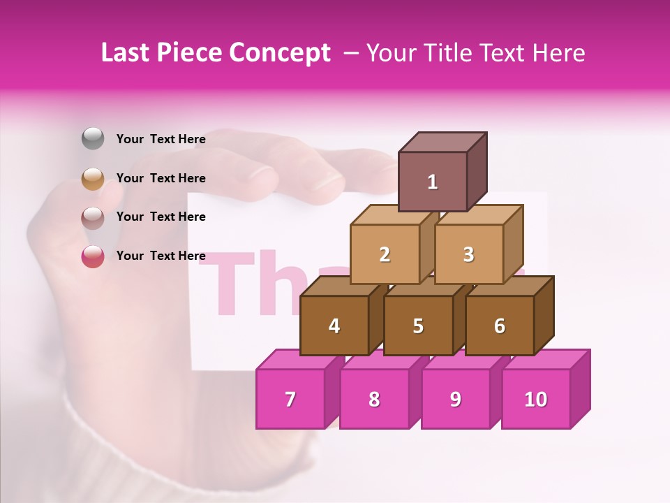 Young Closeup Grandmother PowerPoint Template