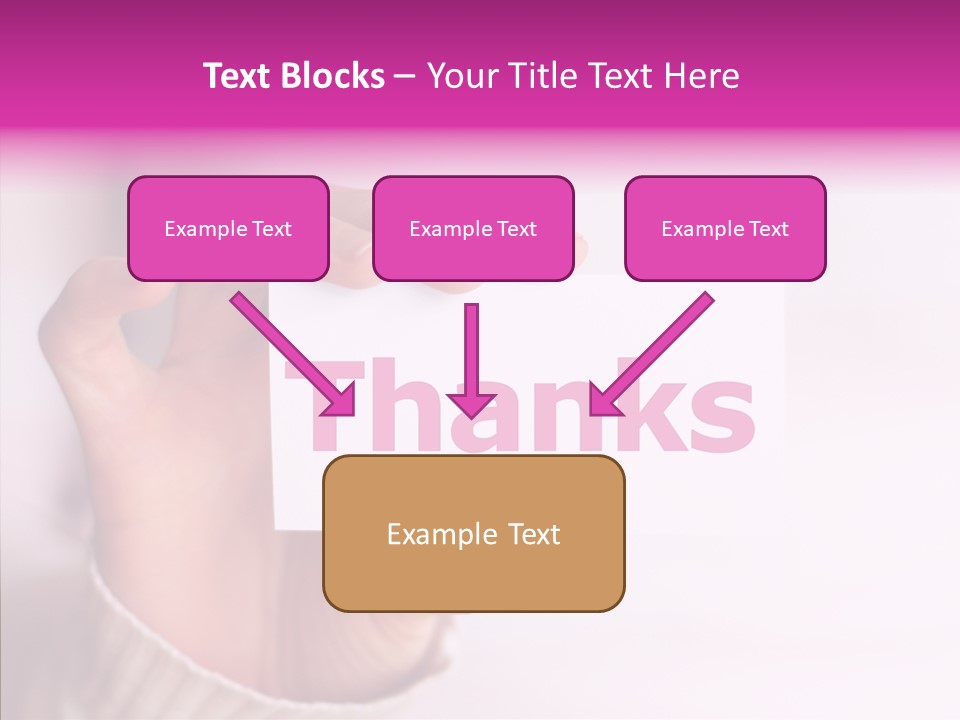 Young Closeup Grandmother PowerPoint Template