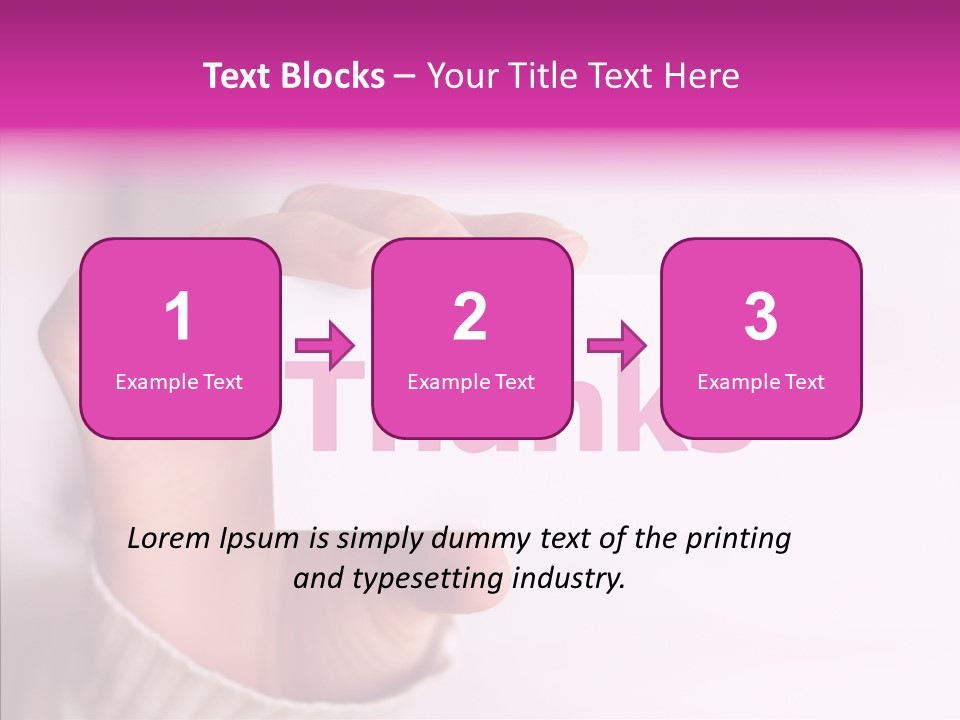 Young Closeup Grandmother PowerPoint Template