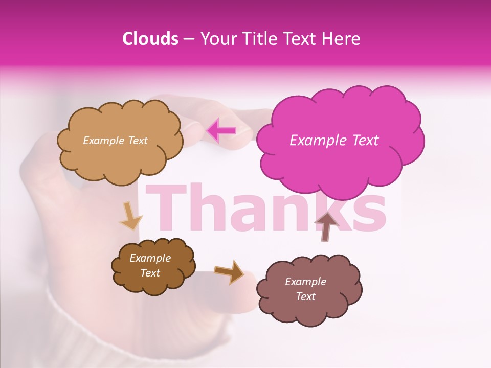 Young Closeup Grandmother PowerPoint Template