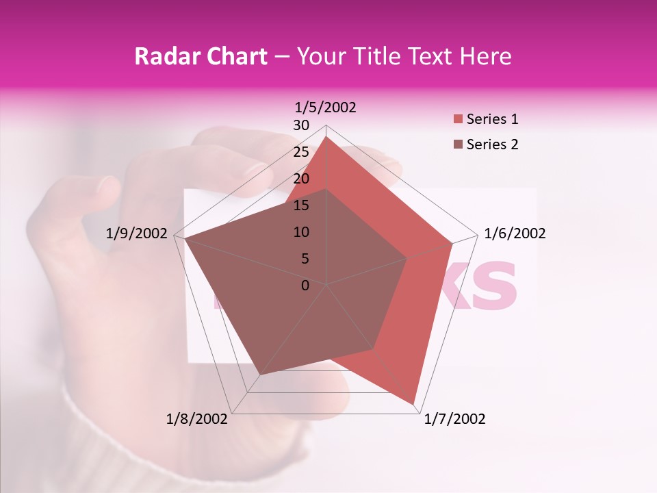 Young Closeup Grandmother PowerPoint Template