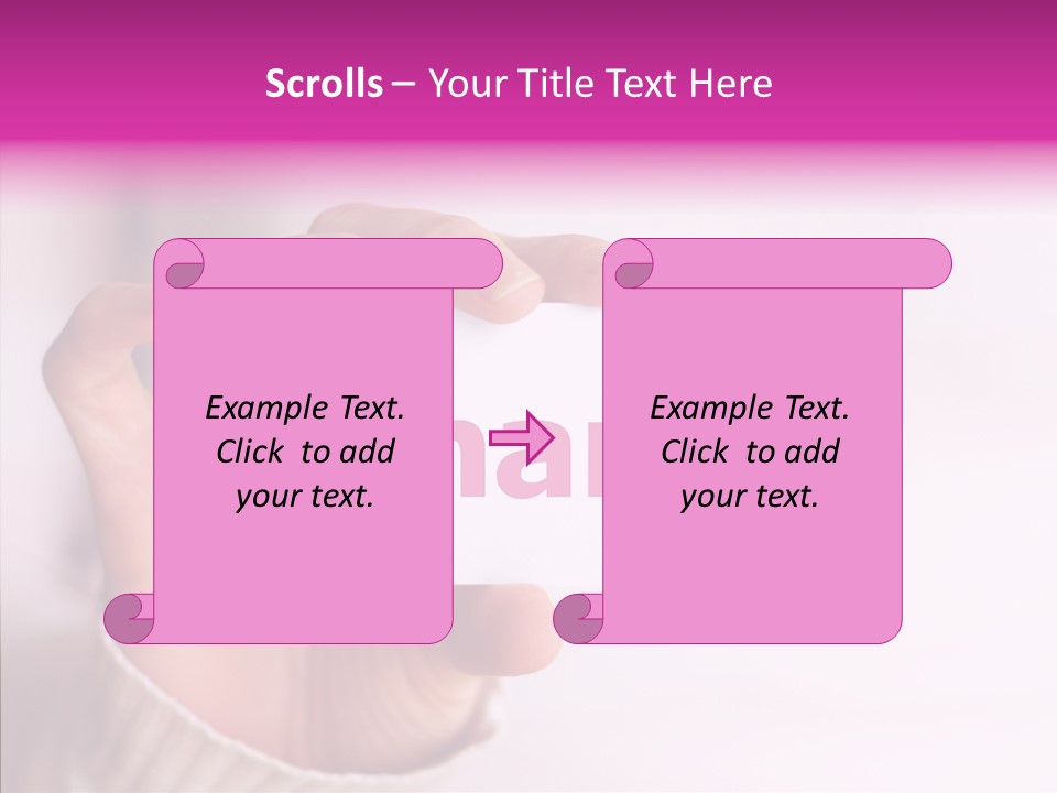Young Closeup Grandmother PowerPoint Template