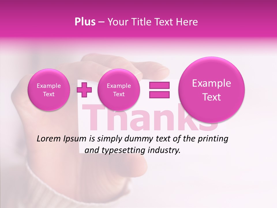 Young Closeup Grandmother PowerPoint Template