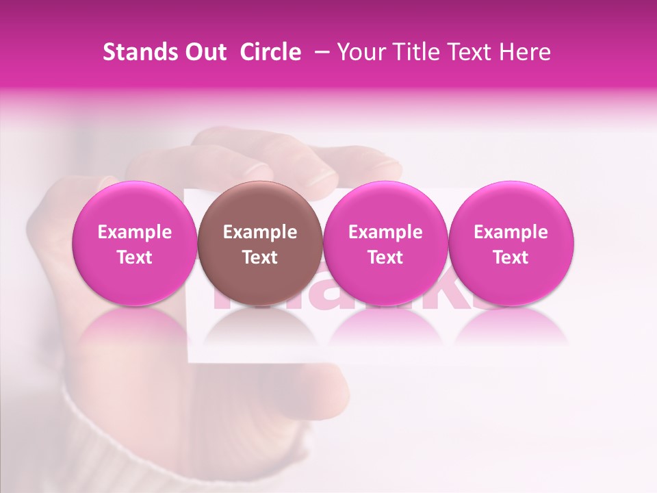 Young Closeup Grandmother PowerPoint Template