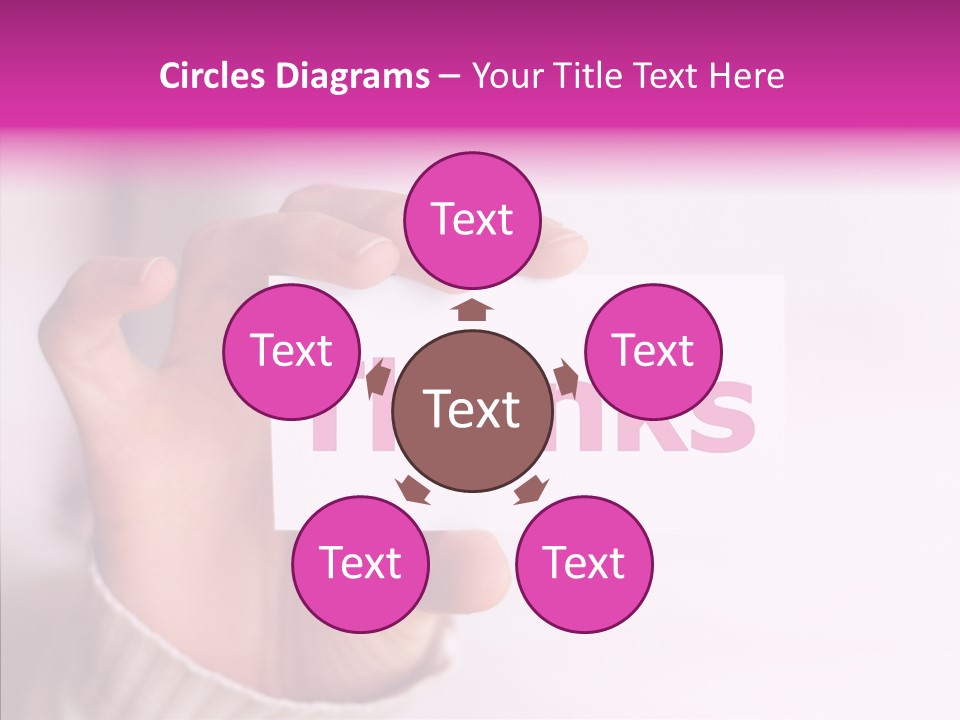 Young Closeup Grandmother PowerPoint Template