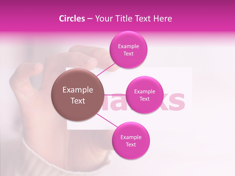 Young Closeup Grandmother PowerPoint Template