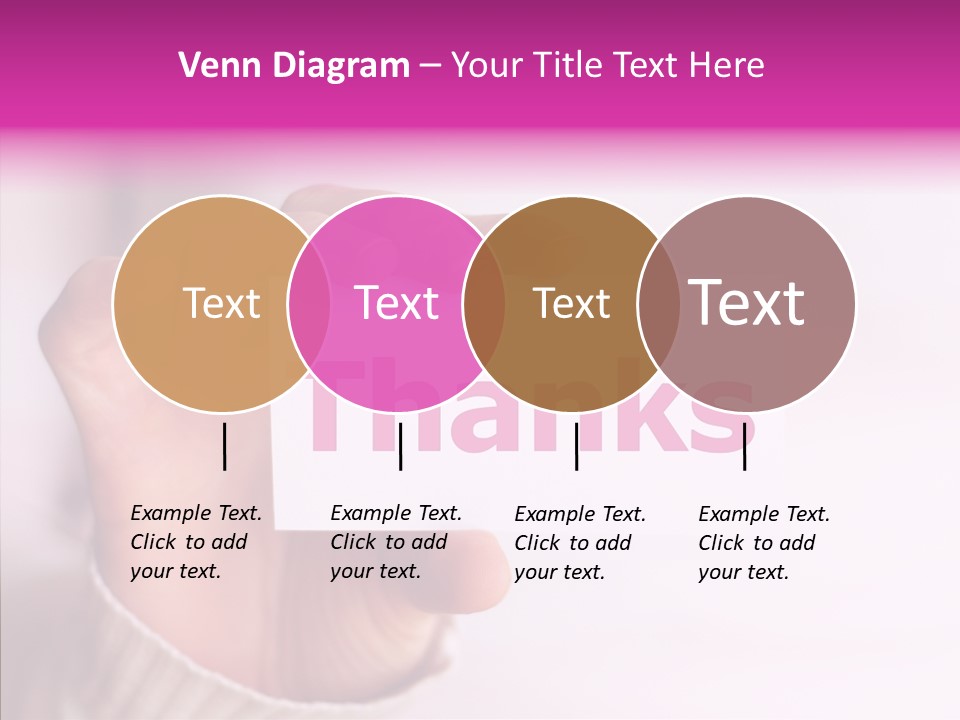 Young Closeup Grandmother PowerPoint Template