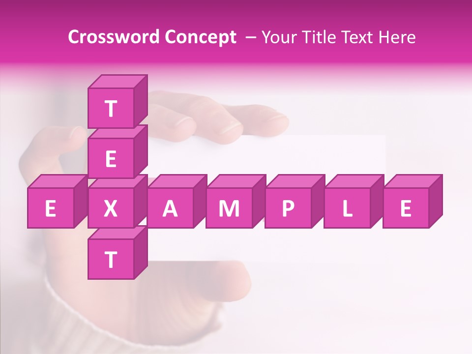 Young Closeup Grandmother PowerPoint Template