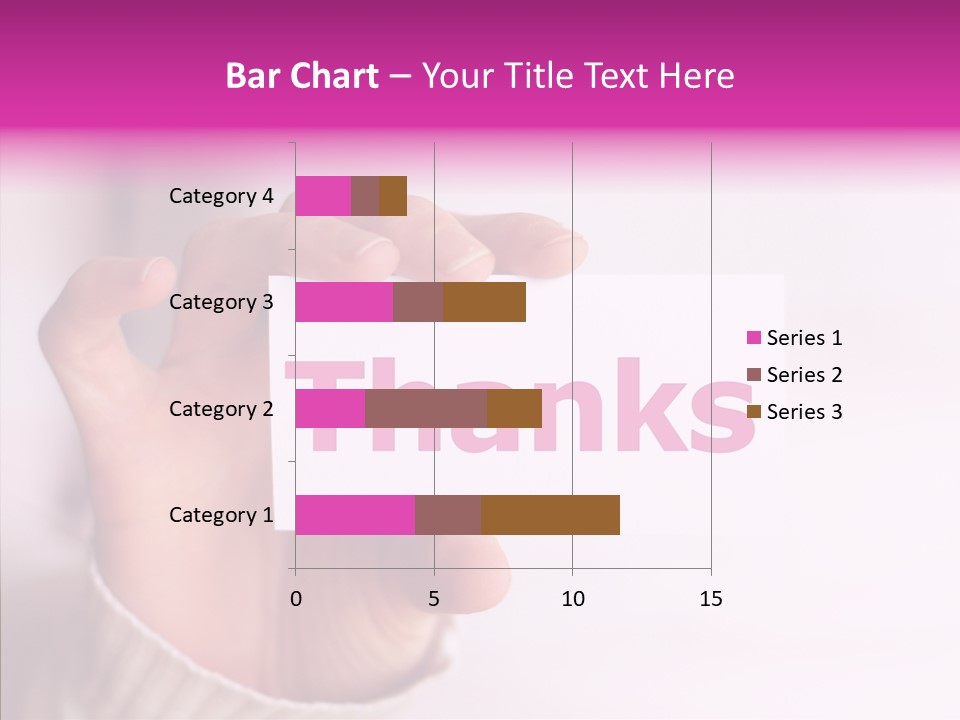 Young Closeup Grandmother PowerPoint Template