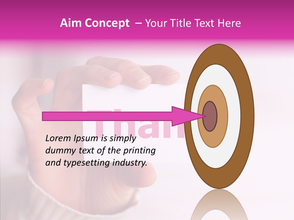 Young Closeup Grandmother PowerPoint Template