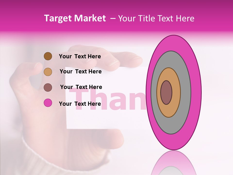 Young Closeup Grandmother PowerPoint Template