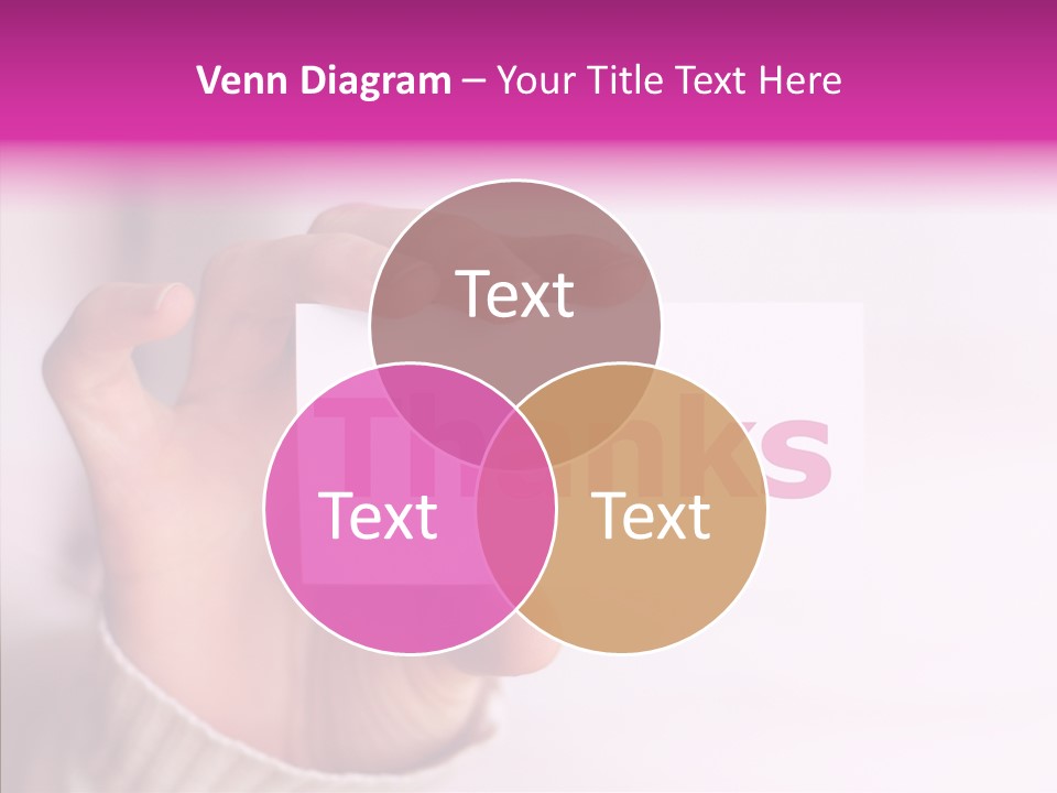 Young Closeup Grandmother PowerPoint Template