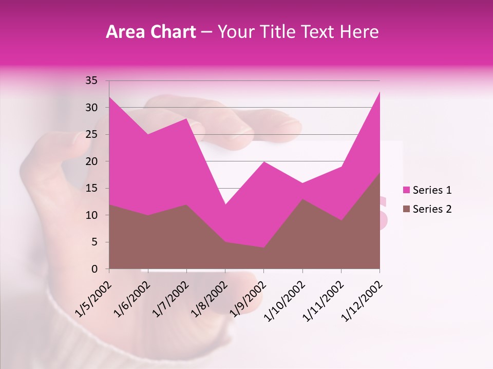 Young Closeup Grandmother PowerPoint Template