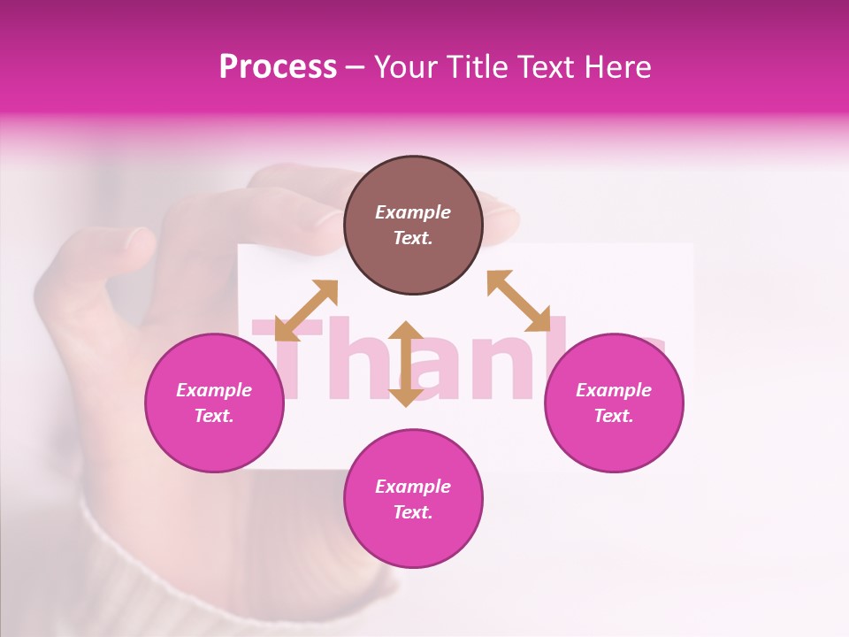 Young Closeup Grandmother PowerPoint Template