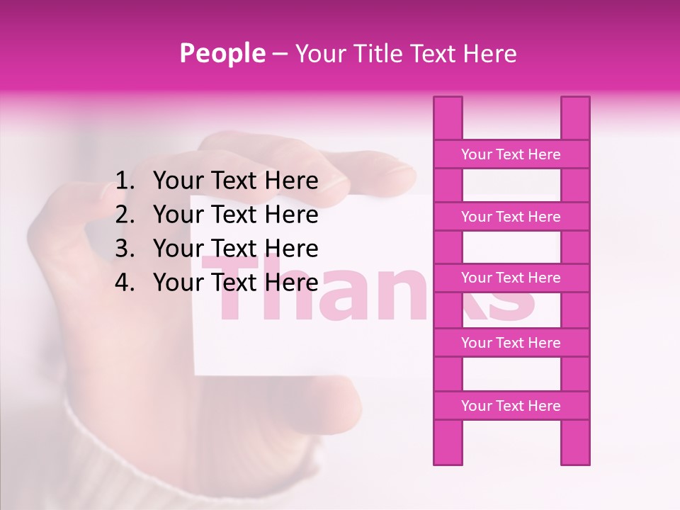 Young Closeup Grandmother PowerPoint Template