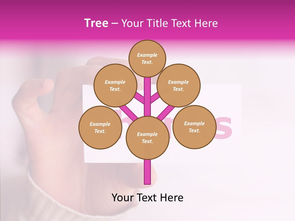 Young Closeup Grandmother PowerPoint Template