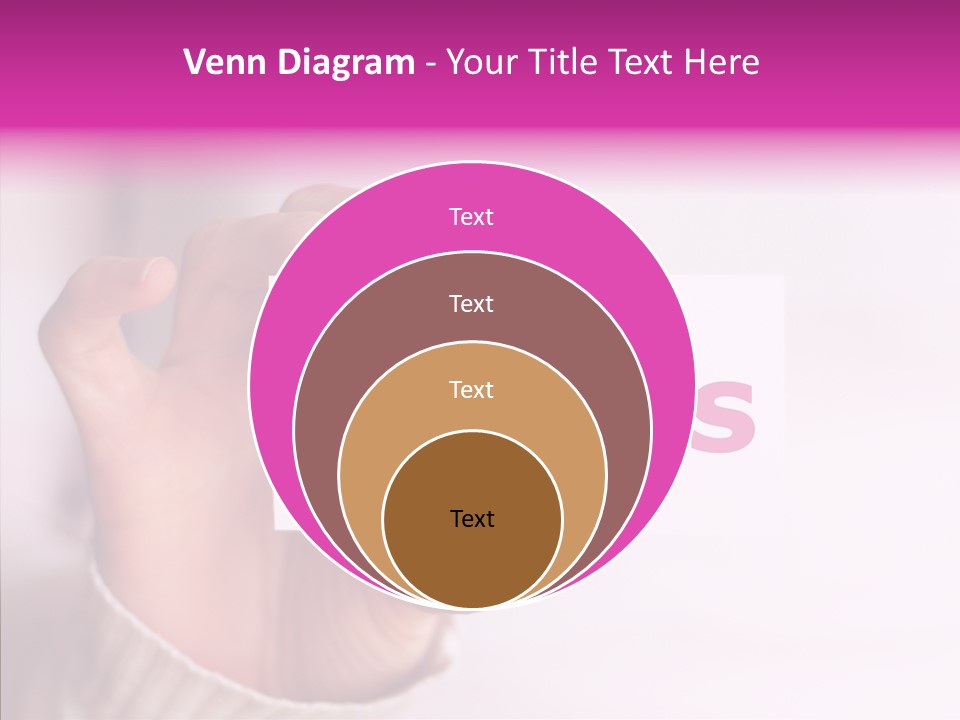 Young Closeup Grandmother PowerPoint Template