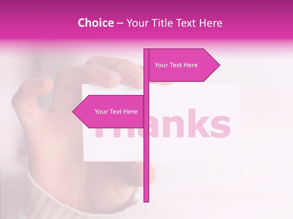 Young Closeup Grandmother PowerPoint Template