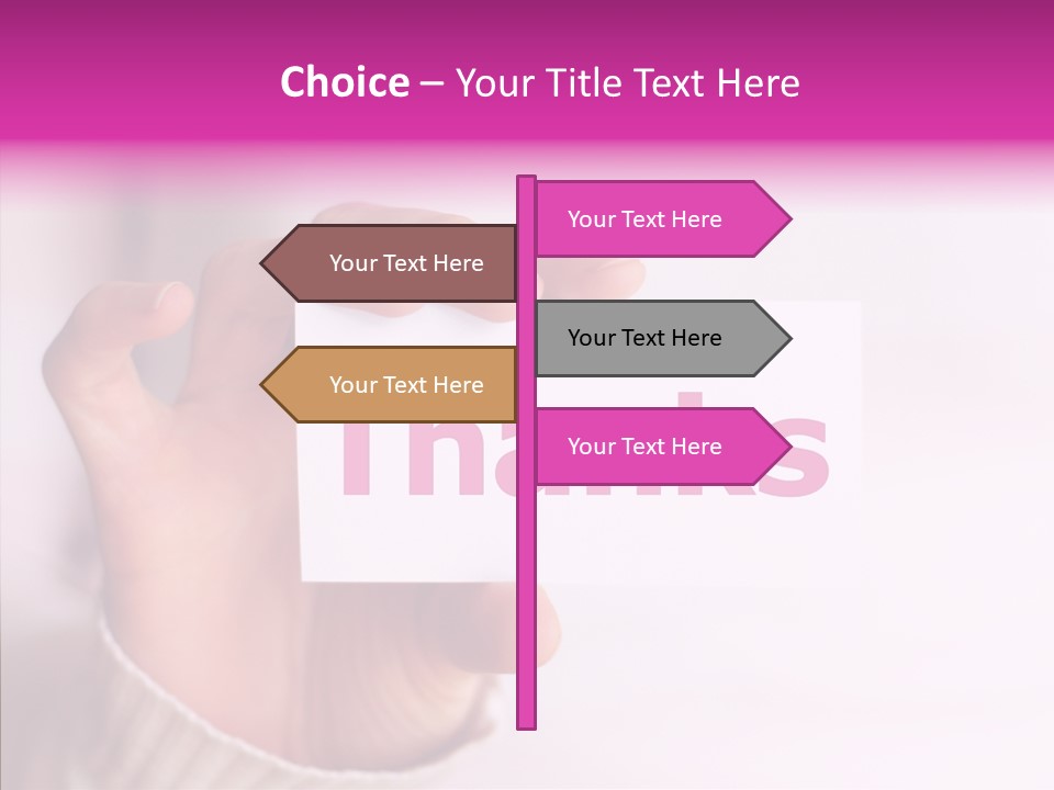 Young Closeup Grandmother PowerPoint Template