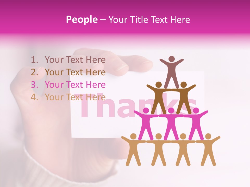 Young Closeup Grandmother PowerPoint Template