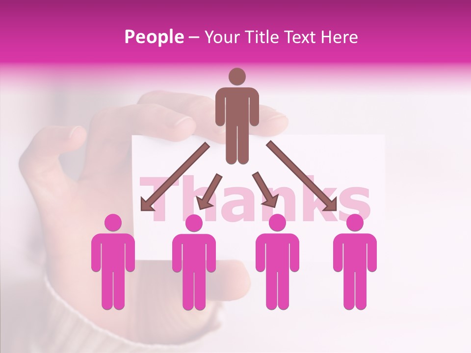 Young Closeup Grandmother PowerPoint Template