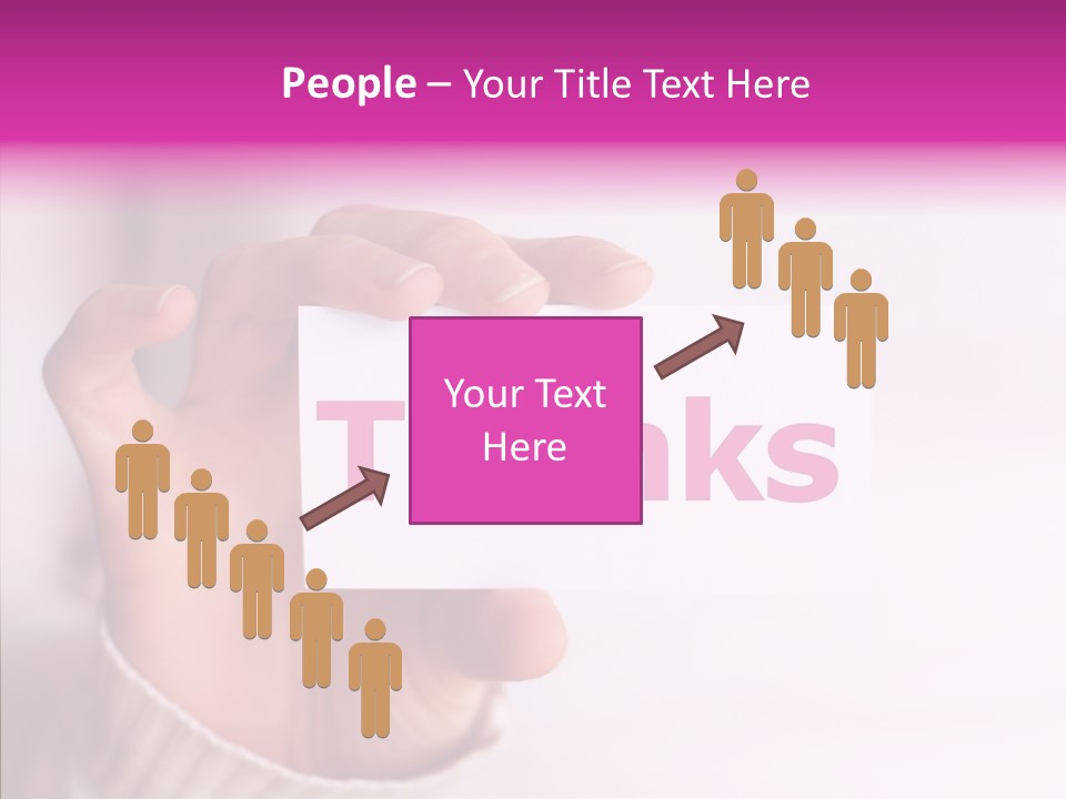 Young Closeup Grandmother PowerPoint Template