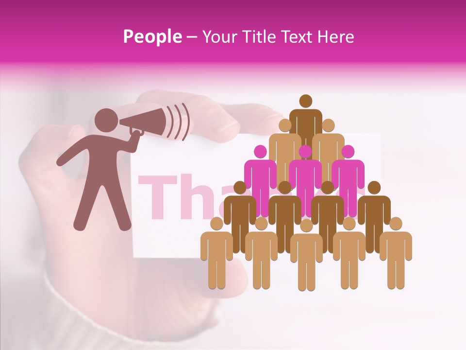 Young Closeup Grandmother PowerPoint Template