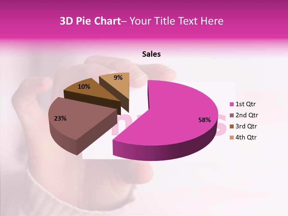 Young Closeup Grandmother PowerPoint Template