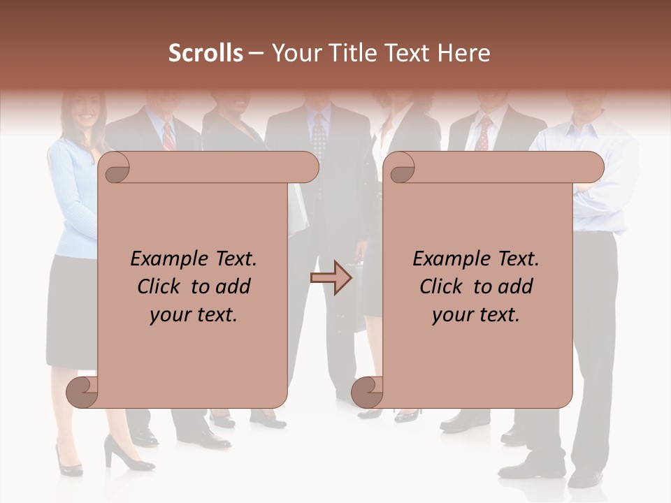Touching Senior Holding Hands PowerPoint Template