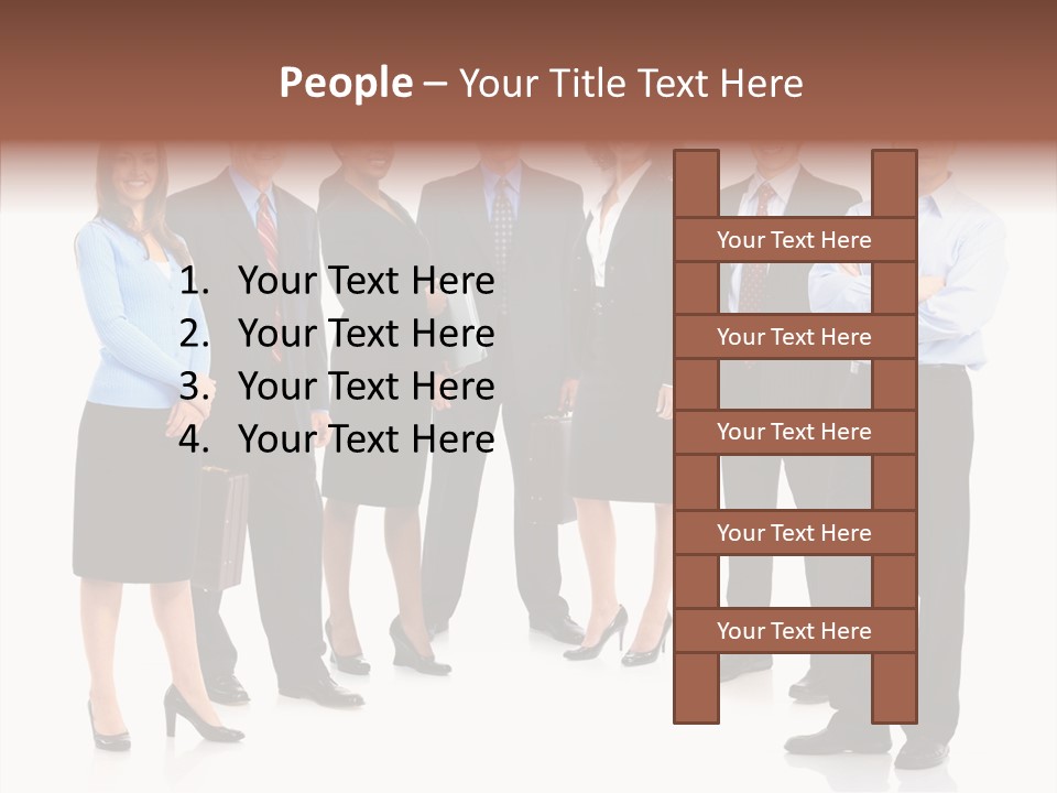 Touching Senior Holding Hands PowerPoint Template