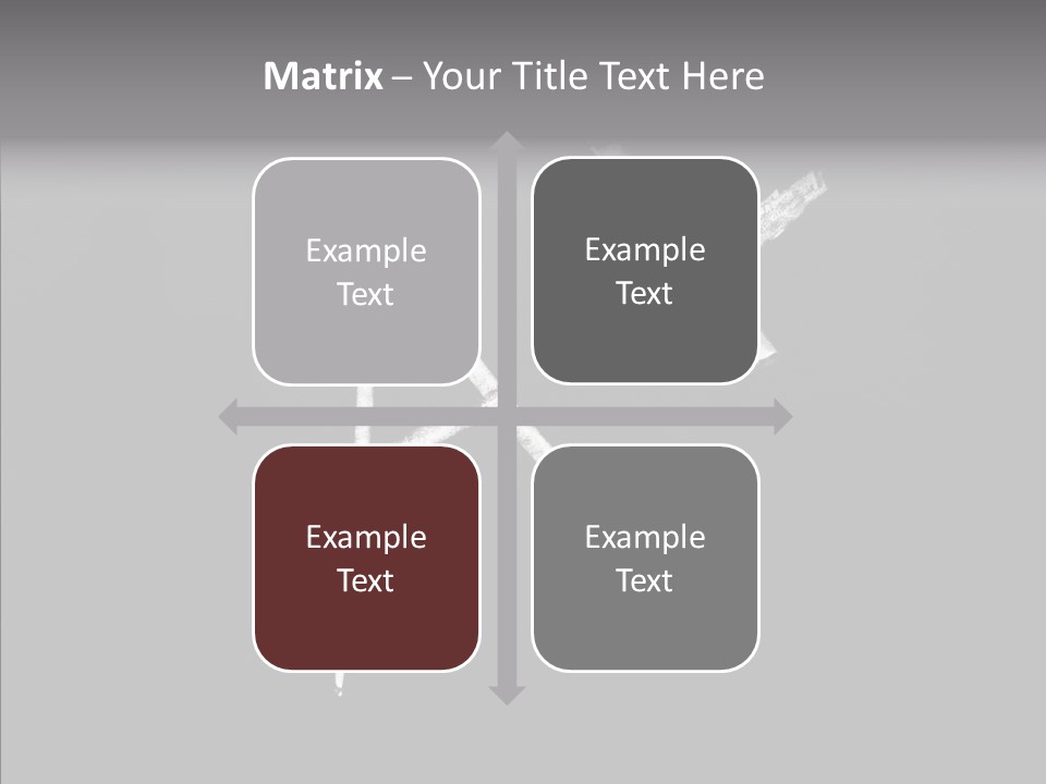 Elderly Hand Young PowerPoint Template