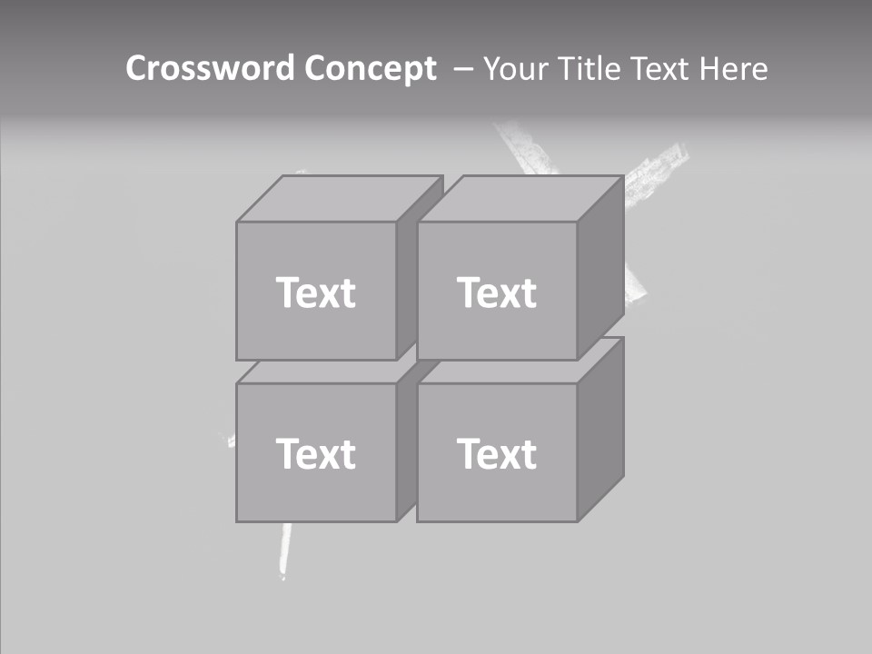 Elderly Hand Young PowerPoint Template