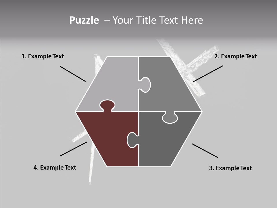 Elderly Hand Young PowerPoint Template