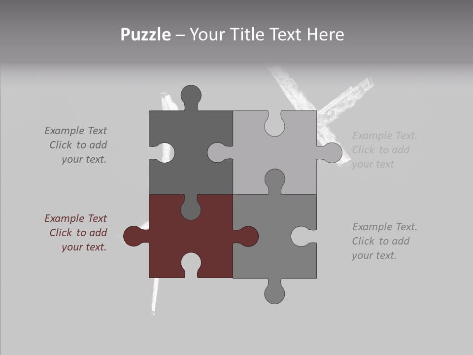 Elderly Hand Young PowerPoint Template