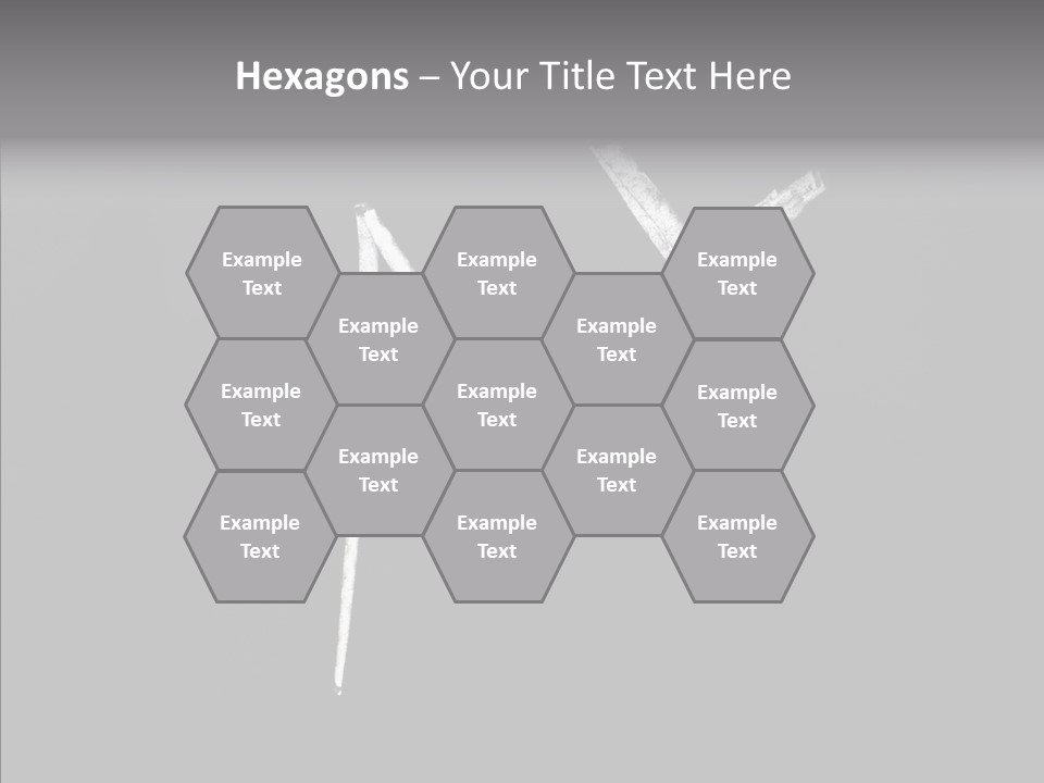 Elderly Hand Young PowerPoint Template