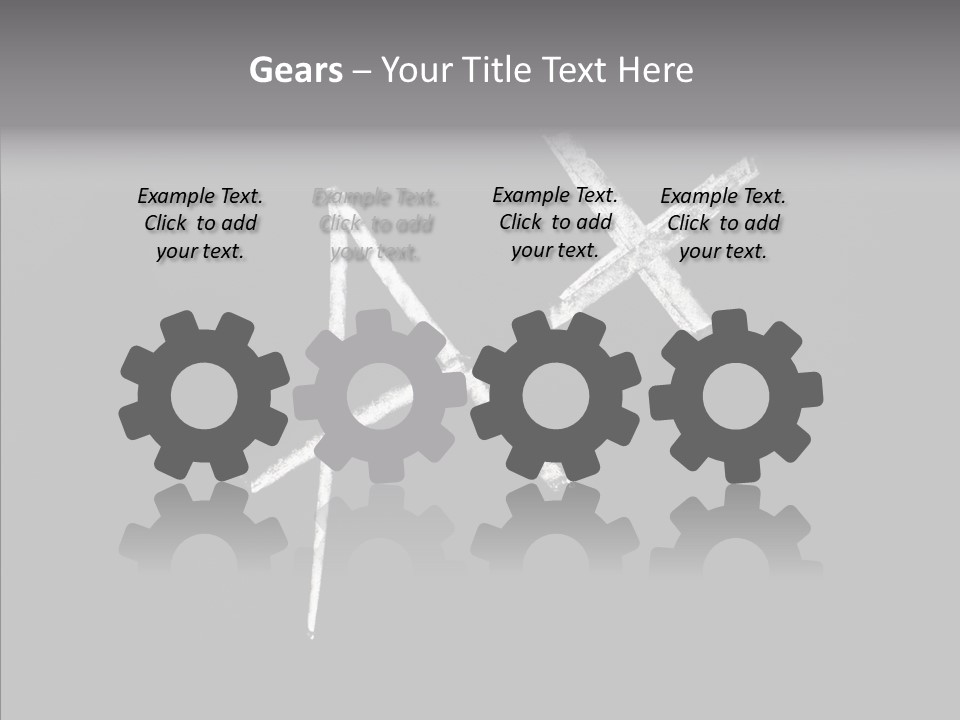 Elderly Hand Young PowerPoint Template