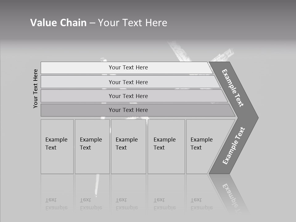Elderly Hand Young PowerPoint Template
