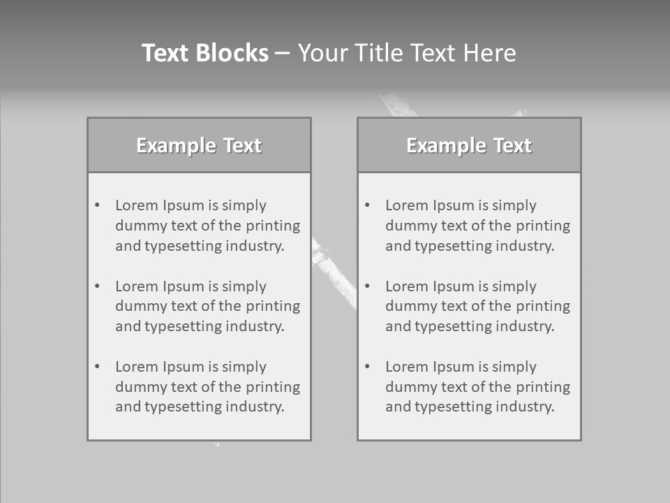 Elderly Hand Young PowerPoint Template