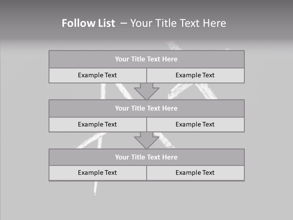 Elderly Hand Young PowerPoint Template