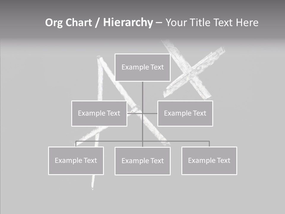 Elderly Hand Young PowerPoint Template