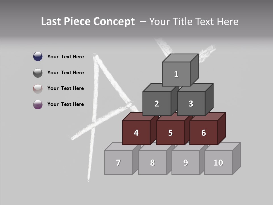 Elderly Hand Young PowerPoint Template