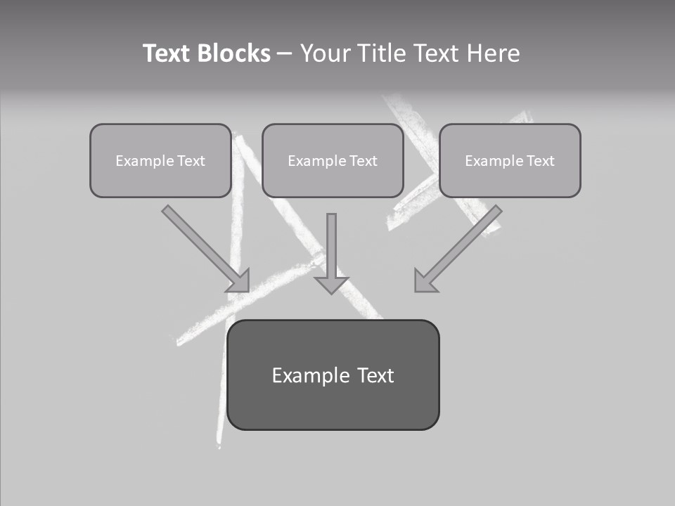 Elderly Hand Young PowerPoint Template