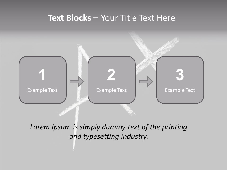 Elderly Hand Young PowerPoint Template