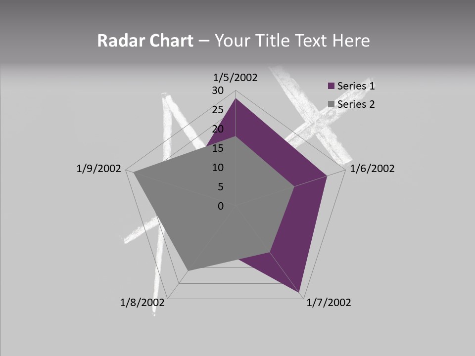 Elderly Hand Young PowerPoint Template