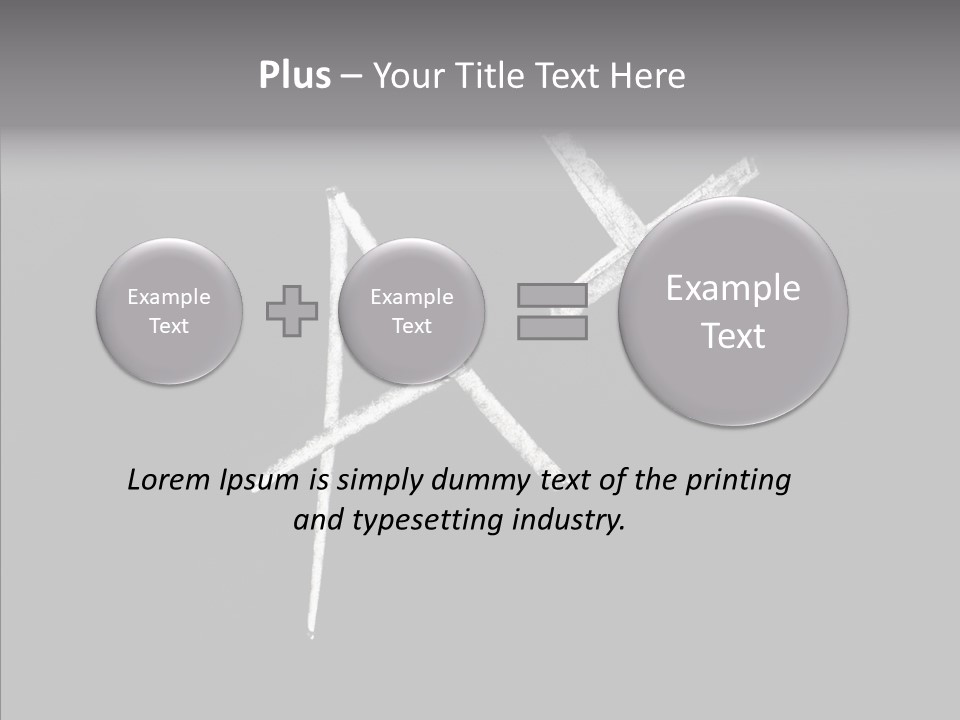 Elderly Hand Young PowerPoint Template