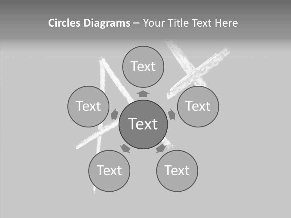 Elderly Hand Young PowerPoint Template