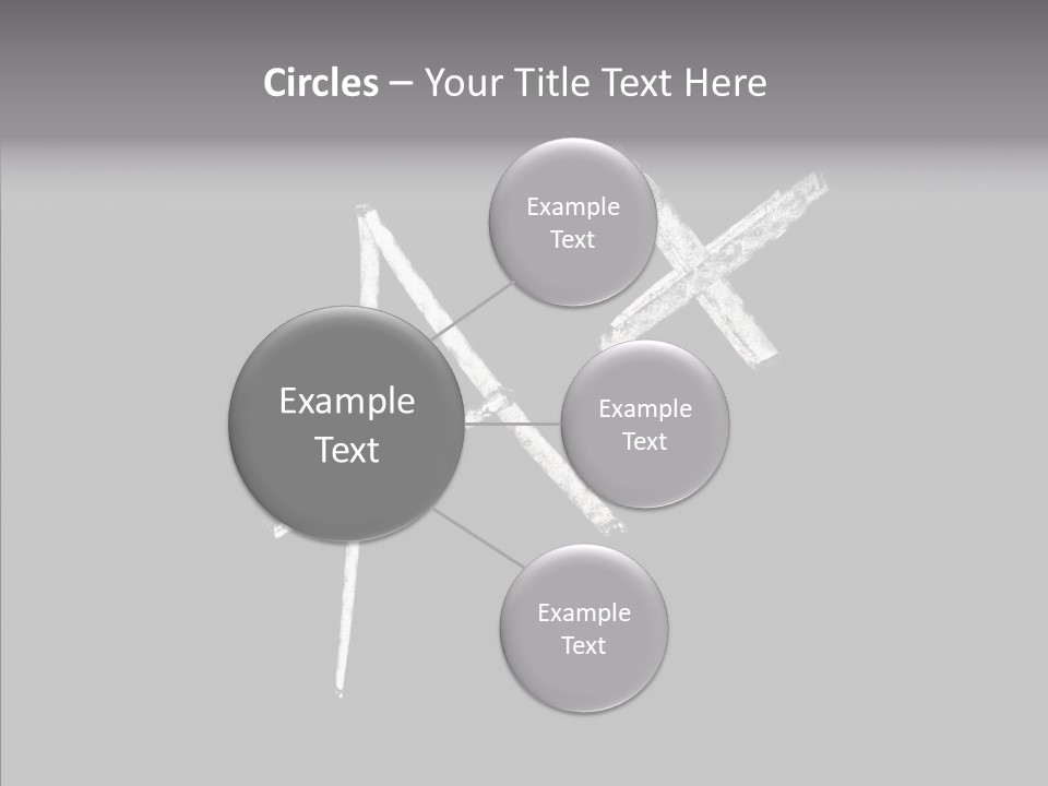 Elderly Hand Young PowerPoint Template