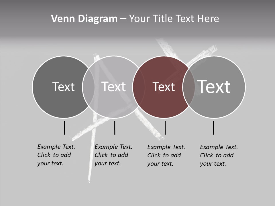 Elderly Hand Young PowerPoint Template